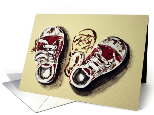 Baby Steps, a painting card (557488)