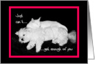 Love, Romance - Just can’t get enough of you - Cat & Dog card