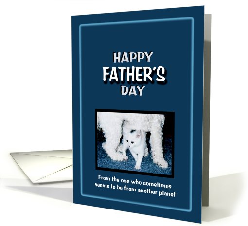 Happy Father's Day - from the different one - cat & dog card (608140)