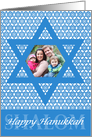 Hanukkah - Star of David Photocard card