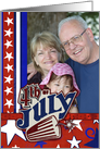 July 4th Firecracker Photo Card