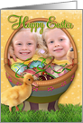 Happy Easter Duckling Photo Card