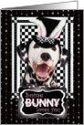 Some Bunny Loves You Easter Card - Dalmatian card