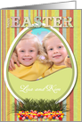 Easter -One Egg Photo Card - Green card