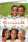 Happy Mother’s Day Grandma Center Blossoms Photo Card