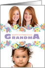 Happy Mother’s Day Grandma Center Blossoms Photo Card