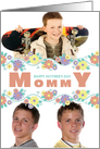 Happy Mother’s Day Mommy Center Blossoms Photo Card