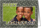 Father’s Day Metal Grid Photocard card