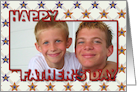 Father’s Day Field of Stars Photocard card
