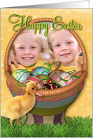 Happy Easter Duckling Photo Card