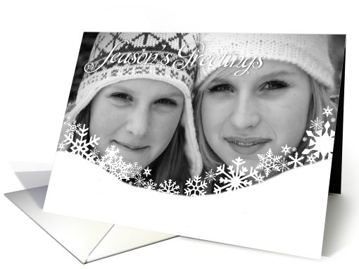 Snowdrift Season's Greetings Photocard card (929400)