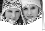 Snowdrift Season’s Greetings Photocard card