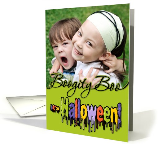 Halloween Boogity Boo Green Photocard card (937878)