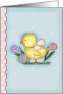 Easter Chick card