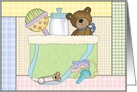 Sweet Teddy Diaper Bag card