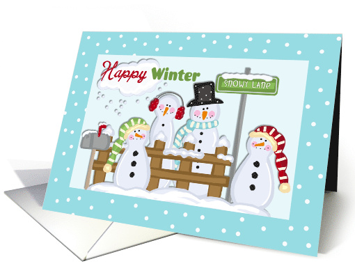 Happy Winter card (1348236)