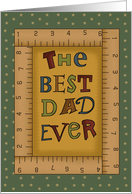 The Best Dad ever! card