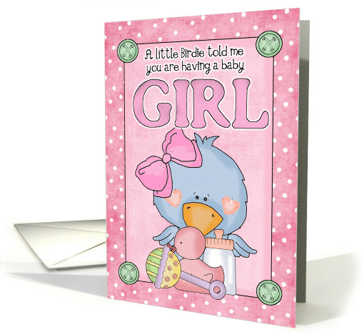 Birdie Girl card (952581)