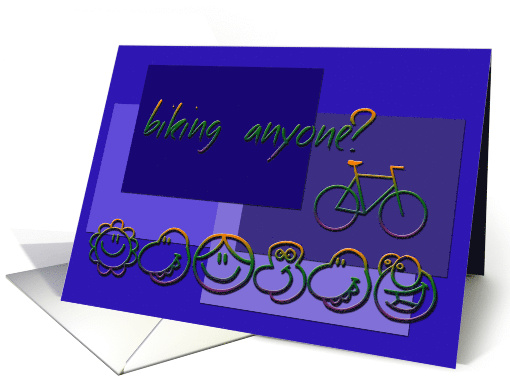 Biking anyone? card (556609)