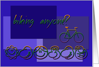 Biking anyone? card