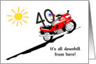 40th birthday card