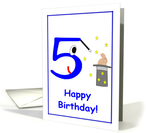Magical Blue 5 card (559066)