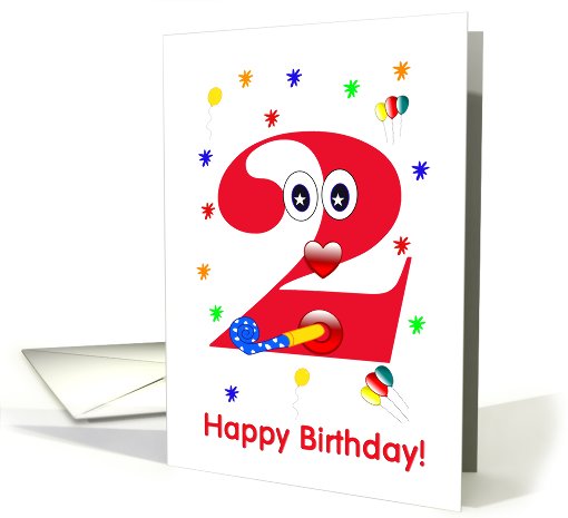 Birthday 2 year old card (560975)