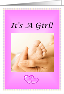 It’s a Girl card