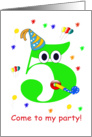 5 yr. old Birthday Party Invitaion card