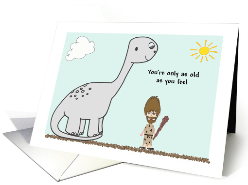 Caveman Birthday card (567384)