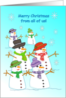 Merry Christman from all of us card