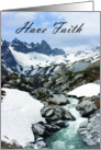 Have Faith - Swiss Alps card