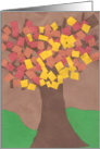 Fall Tree - Child’s Art card