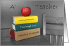 Thank You A+ Teacher card
