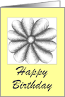 Happy Birthday Friendship Flower card