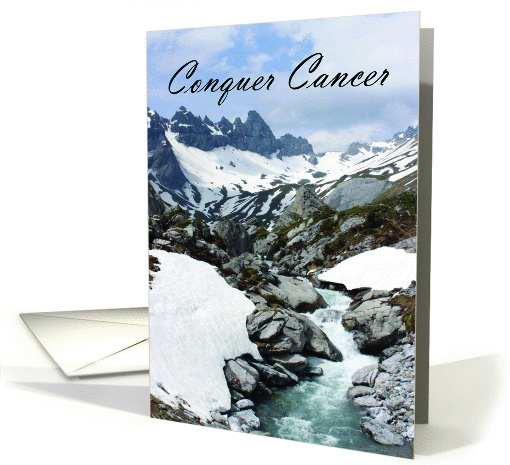 Conquer Cancer - Swiss Alps card (1449930)