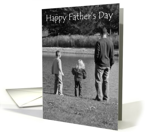 Happy Father's Day With Kids card (610138)