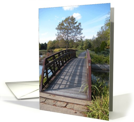 Blank Card - Bridge over the Stream card (709010)