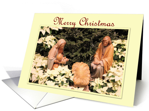 St. Mary Catholic Parish - Manger Christmas card (941827)