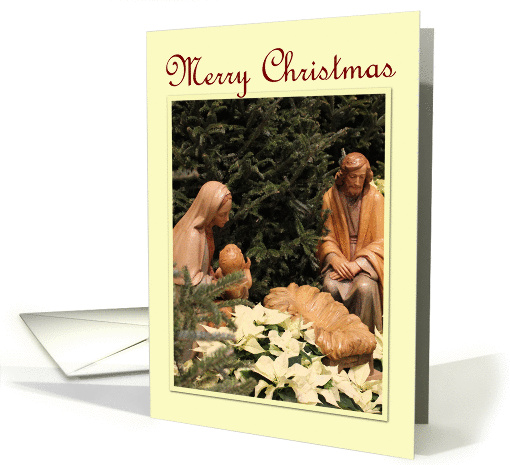 St. Mary Catholic Parish - Manger Christmas card (950033)