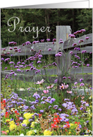 Prayer Flowers card