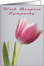 With Deepest Sympathy card