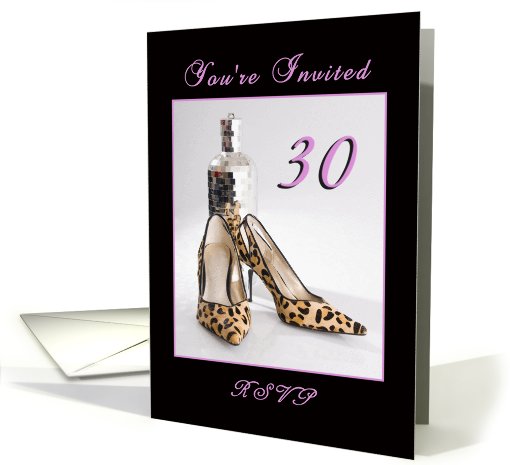 30th Party Invitation card (585154)