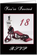 18th Birthday Party Invitation card