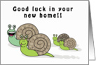 Good luck in your new home card