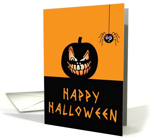 Happy Halloween Pumpkin card (686300)