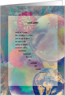 Small world card
