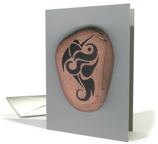 Neoglyph prayer stone card (559036)