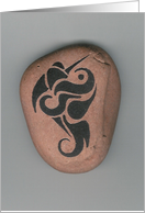 Neoglyph prayer stone card
