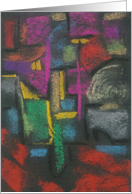 Nonobjective music card